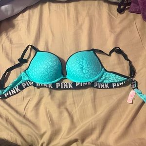 VS PINK teal bra size 32C